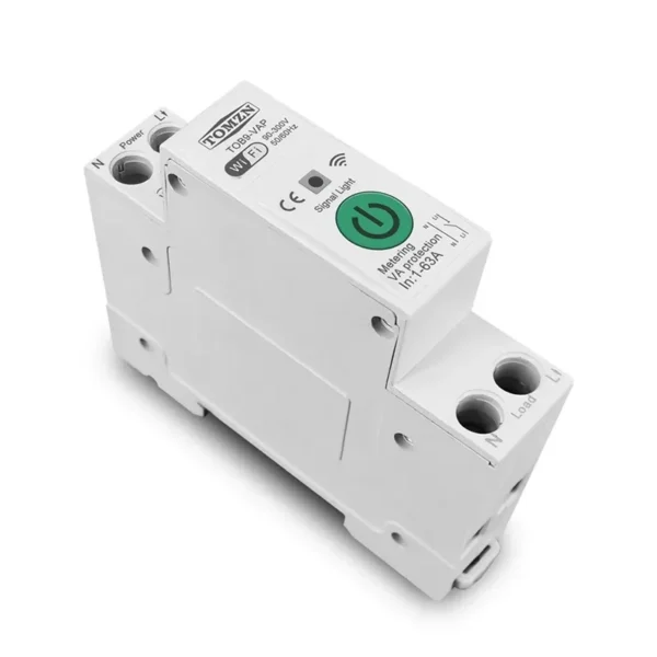 Tomzn TOB9-VAP 8in1 63A WIFI Smart Switch with monitoring and Protection, TOMZN wifi breaker full function - Image 5