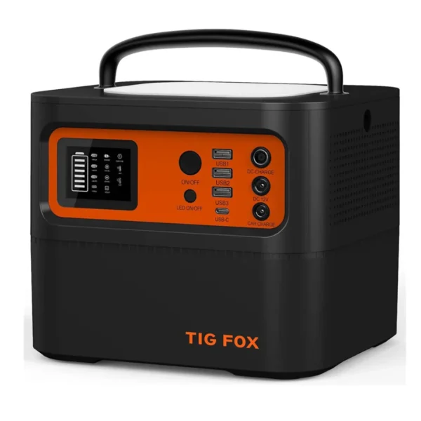 TigFox T500 - 500W Solar-Ready Portable Lithium Power Station - Image 2