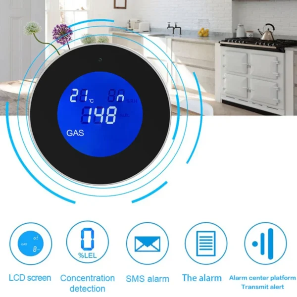 Tuya Smart WIFI Gas leakage detector sensor and Alarm - Image 2