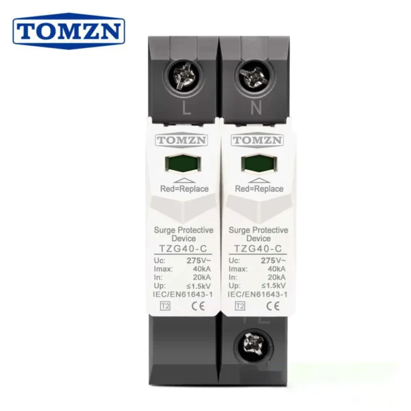 Tomzn TZG40-C 2P AC SPD House Surge Protector - Image 7