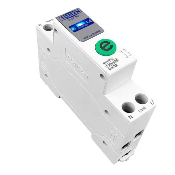 Ewelink Tomzn TOB9e-63M Kwh Monitoring Circuit Breaker 63A WIFI Smart Switch with monitoring and Protection, TOMZN wifi breaker full function - Image 2