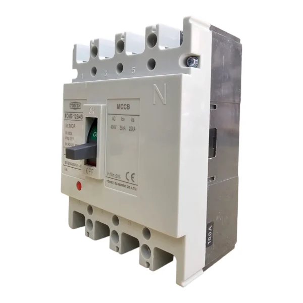 Tomzn TOM7-125/4300 100A 4P MCCB Breaker Three Phase Disconnector Switch - 100A - Image 4