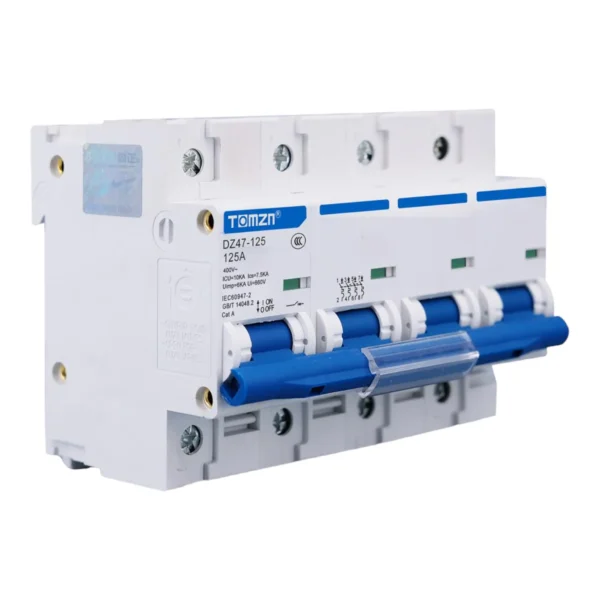Tomzn 3Phase 4Pole AC 230/400V Circuit breaker 63A / 125A - Image 6
