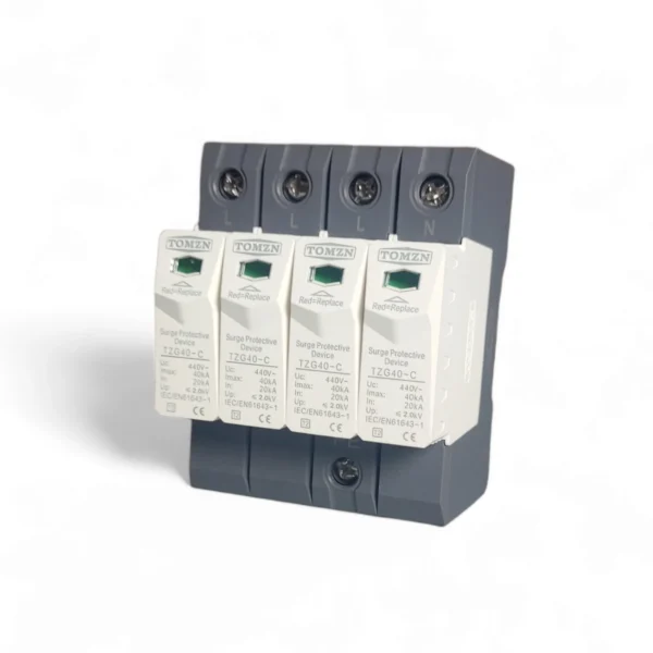 Tomzn TZG40-C AC 4Pole 3 Phase SPD House Surge Protector Device - Image 4
