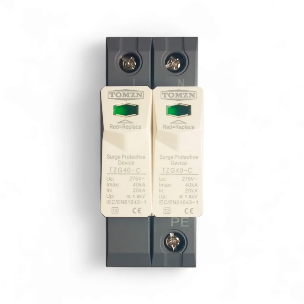 Tomzn TZG40-C 2P AC SPD House Surge Protector