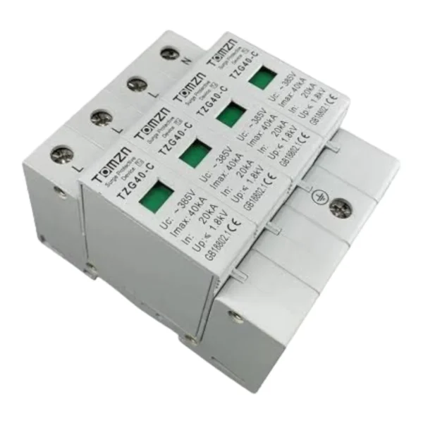 Tomzn TZG40-C AC 4Pole 3 Phase SPD House Surge Protector Device - Image 3