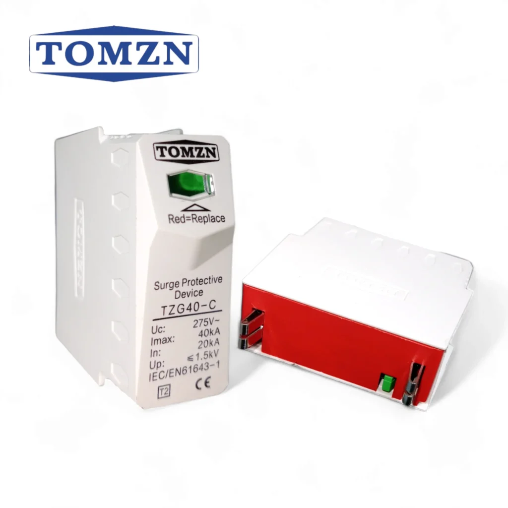 Tomzn TZG40-C 2P AC SPD Replaceable replacement cartridge inserts
