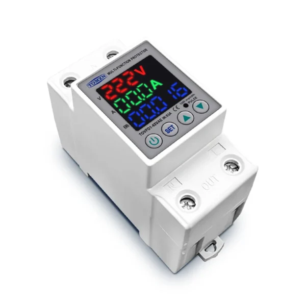 Tomzn 3rd Gen 3in1 voltage protector Over and Under Voltage Protective Device with Kwh meter - Image 5