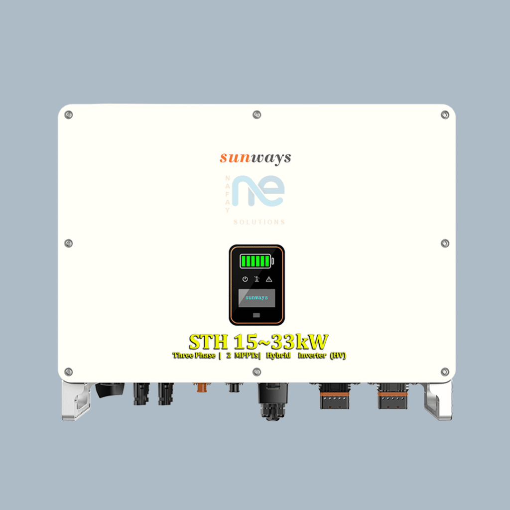 STH 15~33kW Three Phase | 2 MPPTs | Hybrid inverter (HV)