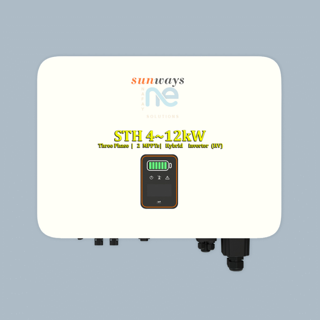 STH 4~12kW  Three Phase | 2	MPPTs | Hybrid inverter (HV)