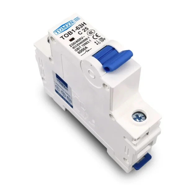 Tomzn 1P AC MCB Circuit breaker C type 230/400V - Image 3