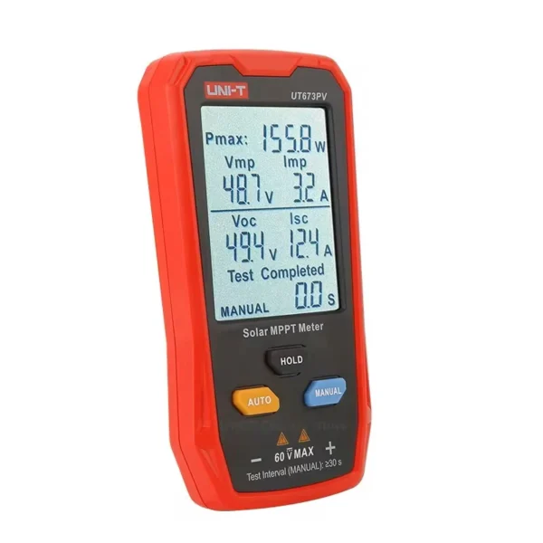 UNI-T UT673PV Solor MPPT Meter Photovoltaic Max Power Pmax Lmp Voc Lsc Peak Open Circuit Voltage Short Circuit Current Tester - Image 3