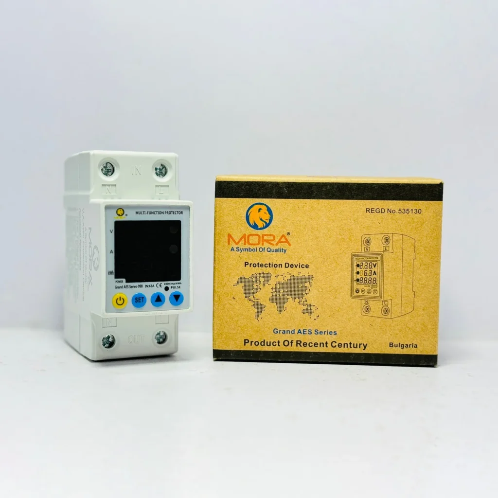 Mora 3in1 voltage protector Over and Under Voltage Protective Device with Kwh meter