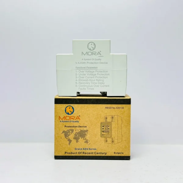 Mora 3in1 voltage protector Over and Under Voltage Protective Device with Kwh meter - Image 2