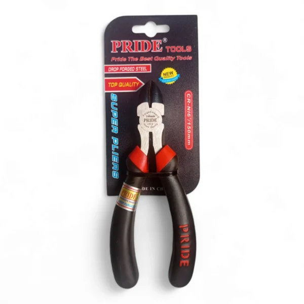 Pride Super Pliers P168W - Cutter Top Quality CR-NI 6 inch 150mm