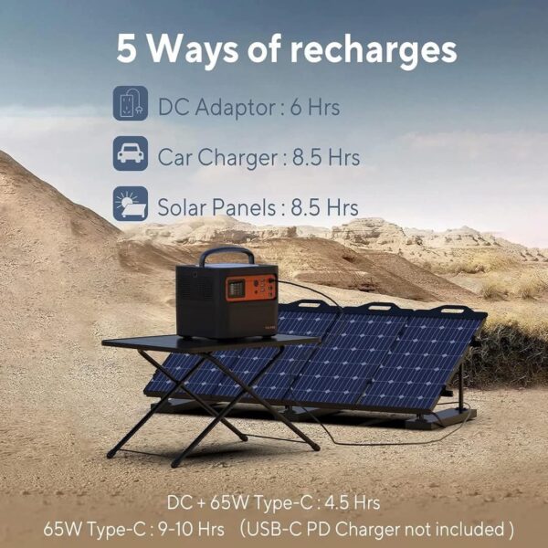 TigFox T500 - 500W Solar-Ready Portable Lithium Power Station - Image 6