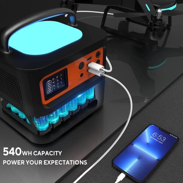 TigFox T500 - 500W Solar-Ready Portable Lithium Power Station - Image 9