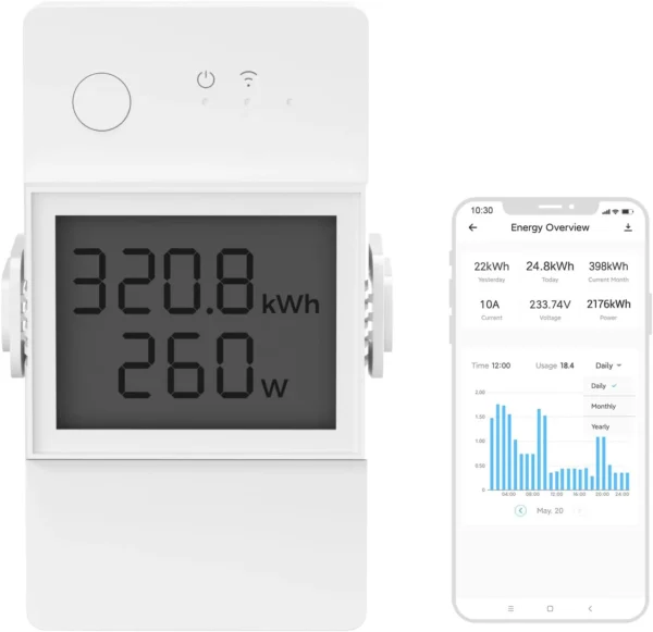 SONOFF POWR320D Elite Smart Power Wifi Meter Switch - Image 6