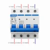 Tomzn 3Phase 4Pole AC 230/400V Circuit breaker 63A / 125A - Image 7