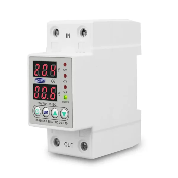 Tomzn 4th Gen 2IN1 Adjustable Over & Under Voltage Protector TOVPD1-63/TOVPD1-40 - Image 4