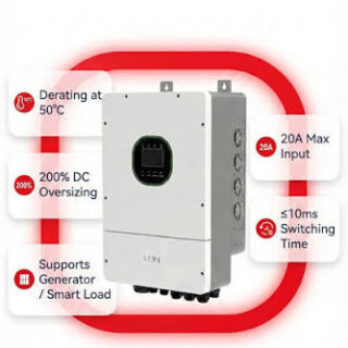 Saj 6Kw Hybrid Inverter Ip66 5Year Warranty